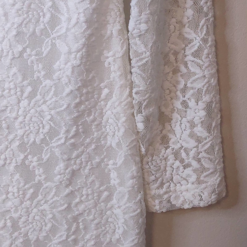 Belle Badgley Mischka Dresses Ivory Lace Lana Dress 14 - Picture 6 of 11